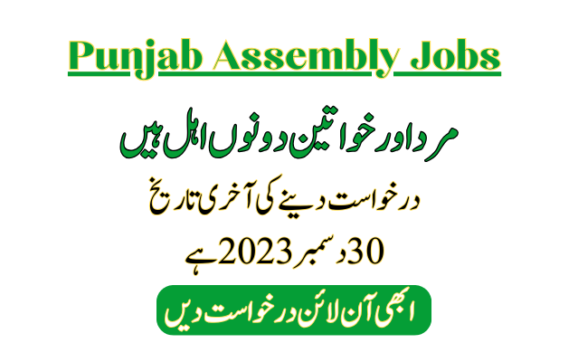 Punjab Assembly Jobs