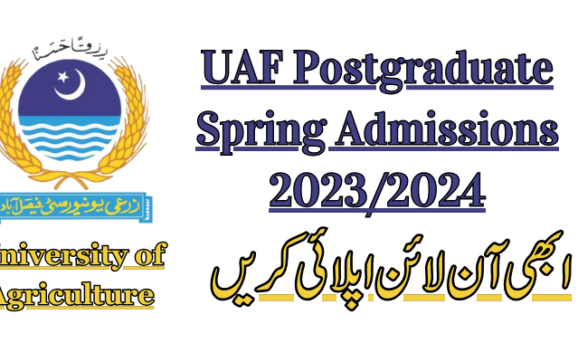 UAF Postgraduate Spring Admissions